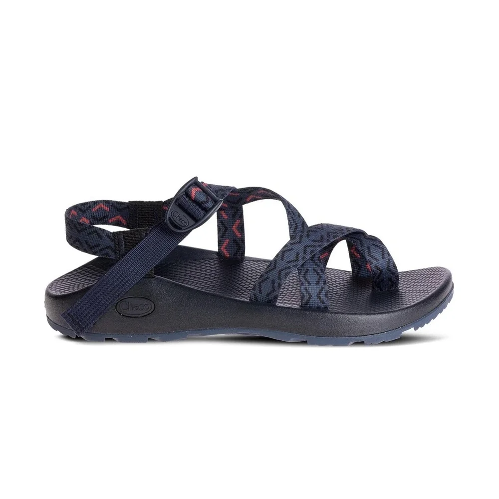 Chaco Z2 Classic Mens Size 10 Sandals Stepped Navy Blue Black Red Hiking Water